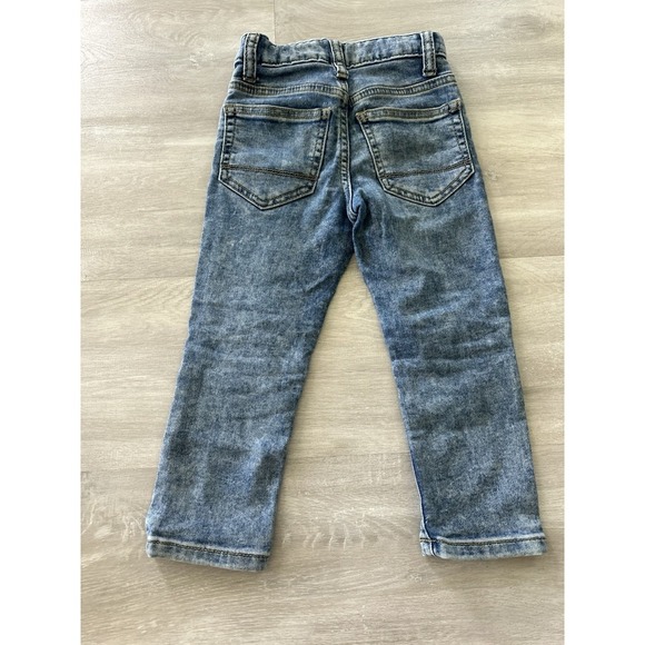 Cat & Jack Toddle Size 3T Unisex Blue Denim Jeans - Picture 3 of 9